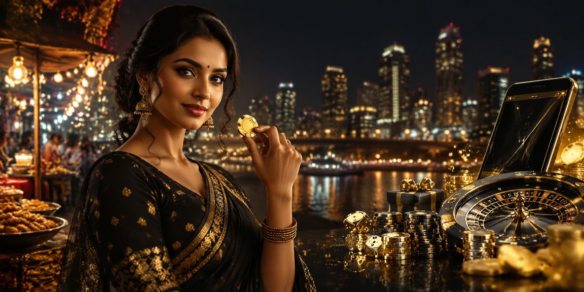 Pune cityscape with casino and mobile app